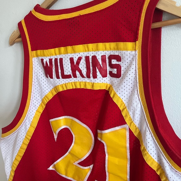 Vintage Dominique Wilkins Jersey / Large / Nike / NBA / Atlanta Hawks - Picture 7 of 13